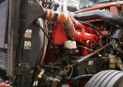this image shows truck engine repair in Fort Lauderdale, Florida